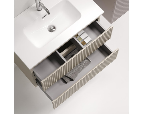 Тумба под раковину Sancos Snob R 70 SNR70/39CE подвесная цвет Beige Soft