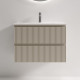 Тумба под раковину Sancos Snob R 70 SNR70/39CE подвесная цвет Beige Soft