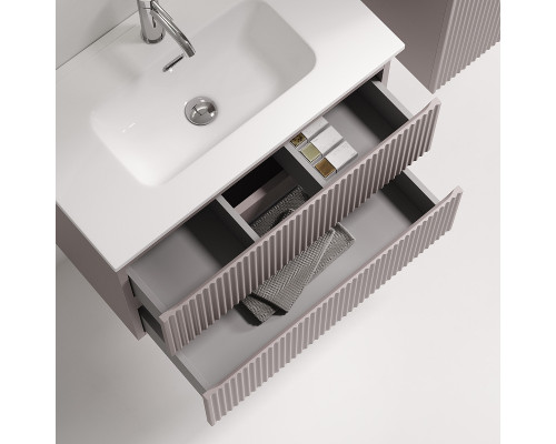 Тумба под раковину Sancos Snob R 70 SNR70/39SM подвесная цвет Doha Soft
