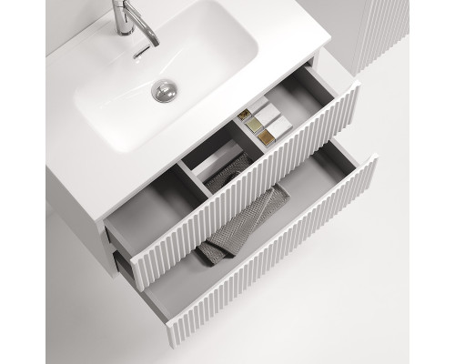 Тумба под раковину Sancos Snob R 70 SNR70/39W подвесная цвет Bianco