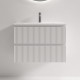 Тумба под раковину Sancos Snob R 70 SNR70/39W подвесная цвет Bianco