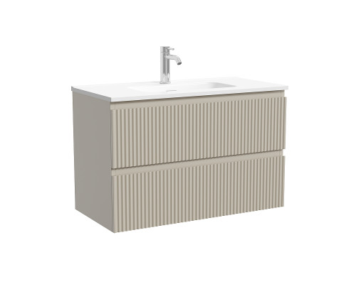 Тумба под раковину Sancos Snob R 80 SNR80/39CE подвесная цвет Beige Soft