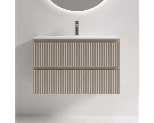 Тумба под раковину Sancos Snob R 80 SNR80/39CE подвесная цвет Beige Soft