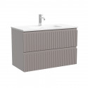 Тумба под раковину Sancos Snob R 80 SNR80/39SM подвесная цвет Doha Soft
