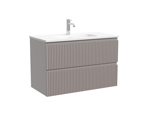 Тумба под раковину Sancos Snob R 80 SNR80/39SM подвесная цвет Doha Soft
