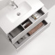 Тумба под раковину Sancos Snob R 80 SNR80/39W подвесная цвет Bianco