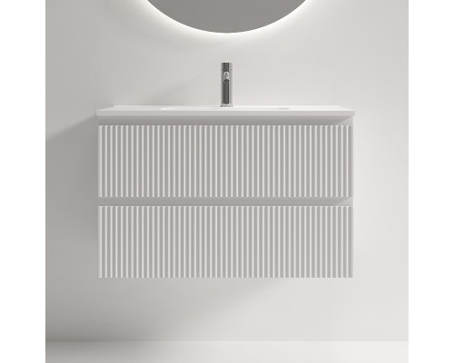 Тумба под раковину Sancos Snob R 80 SNR80/39W подвесная цвет Bianco