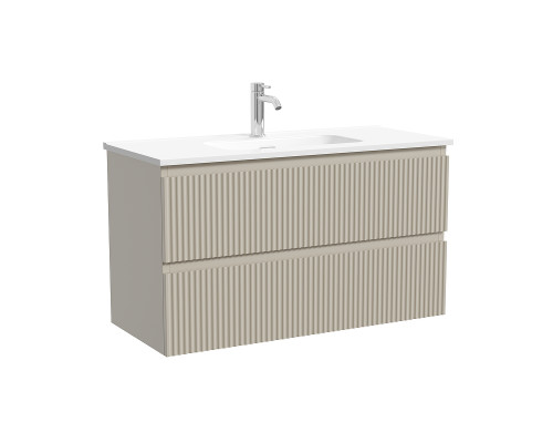 Тумба под раковину Sancos Snob R 90 SNR90/39CE подвесная цвет Beige Soft
