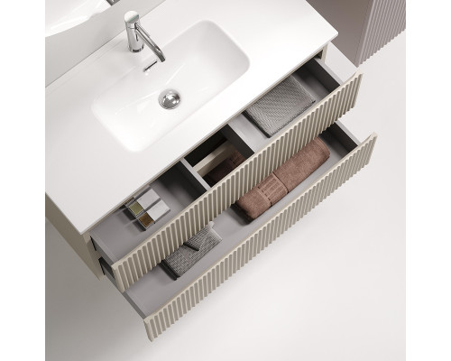 Тумба под раковину Sancos Snob R 90 SNR90/39CE подвесная цвет Beige Soft