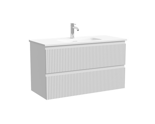 Тумба под раковину Sancos Snob R 90 SNR90/39W подвесная цвет Bianco