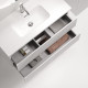 Тумба под раковину Sancos Snob R 90 SNR90/39W подвесная цвет Bianco