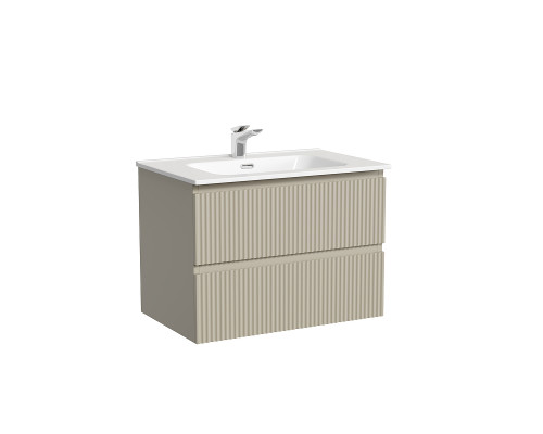 Тумба с раковиной Sancos Snob R 70 SNR70CE+Ceramicanova Element 70 CN7007 подвесная Beige Soft