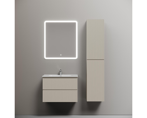 Тумба с раковиной Sancos Snob R 70 SNR70CE+Ceramicanova Element 70 CN7007 подвесная Beige Soft