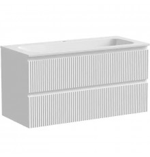 Тумба под раковину Sancos Snob R 100 SNR100W подвесная Bianco