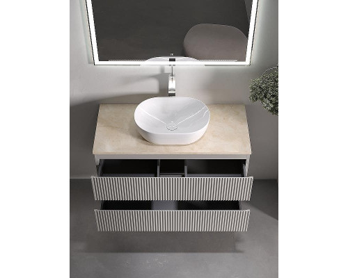Тумба под раковину Sancos Snob R 100 SNR100CE подвесная Beige Soft