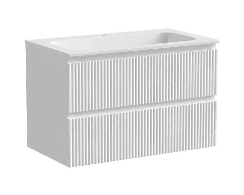 Тумба под раковину Sancos Snob R 80 SNR80W подвесная Bianco