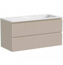 Тумба под раковину Sancos Snob R 100 R SNR100RCE подвесная Beige Soft