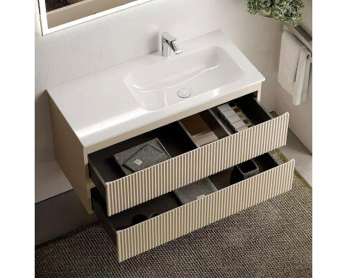 Тумба под раковину Sancos Snob R 100 R SNR100RCE подвесная Beige Soft