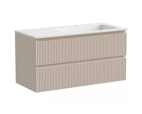 Тумба под раковину Sancos Snob R 100 R SNR100RCE подвесная Beige Soft
