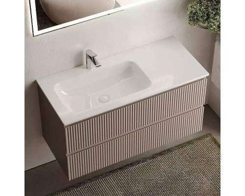Тумба под раковину Sancos Snob R 100 L SNR100LSM подвесная Doha Soft
