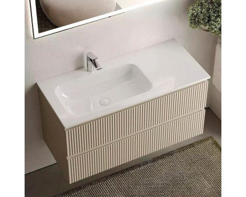 Тумба под раковину Sancos Snob R 100 L SNR100LCE подвесная Beige Soft