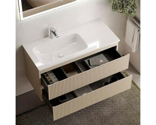 Тумба под раковину Sancos Snob R 100 L SNR100LCE подвесная Beige Soft