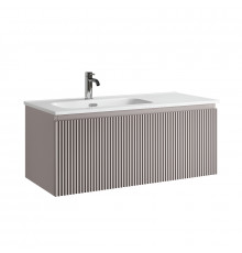 Тумба под раковину Sancos Snob R 1.0 100 L SNR1.0100LSM подвесная цвет Doha Soft