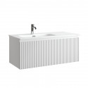Тумба под раковину Sancos Snob R 1.0 100 L SNR1.0100LW подвесная цвет Bianco