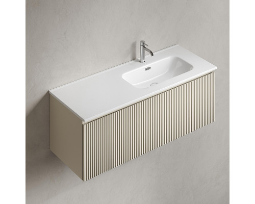 Тумба под раковину Sancos Snob R 1.0 100 R SNR1.0100RCE подвесная цвет Beige Soft