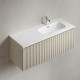 Тумба под раковину Sancos Snob R 1.0 100 R SNR1.0100RCE подвесная цвет Beige Soft