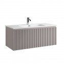 Тумба под раковину Sancos Snob R 1.0 100 SNR1.0100SM подвесная цвет Doha Soft