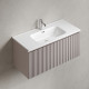 Тумба под раковину Sancos Snob R 1.0 100 SNR1.0100SM подвесная цвет Doha Soft
