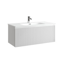 Тумба под раковину Sancos Snob R 1.0 100 SNR1.0100W подвесная цвет Bianco