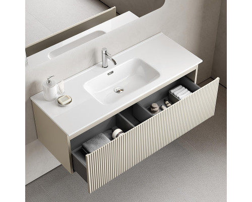 Тумба под раковину Sancos Snob R 1.0 120 SNR1.0120CE подвесная цвет Beige Soft