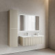 Тумба под раковину Sancos Snob R 1.0 120 L SNR1.0120LCE подвесная цвет Beige Soft
