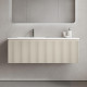 Тумба под раковину Sancos Snob R 1.0 120 L SNR1.0120LCE подвесная цвет Beige Soft
