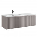 Тумба под раковину Sancos Snob R 1.0 120 L SNR1.0120LSM подвесная цвет Doha Soft