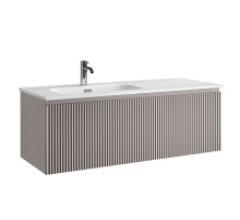 Тумба под раковину Sancos Snob R 1.0 120 L SNR1.0120LSM подвесная цвет Doha Soft