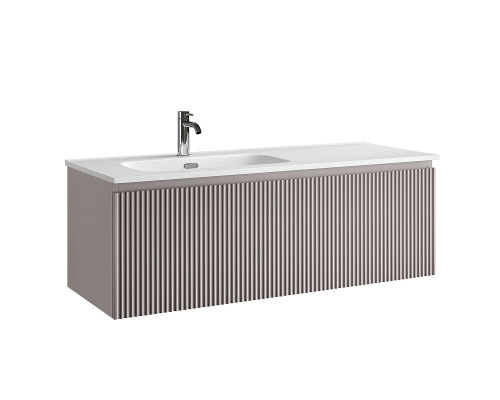 Тумба под раковину Sancos Snob R 1.0 120 L SNR1.0120LSM подвесная цвет Doha Soft