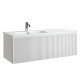 Тумба под раковину Sancos Snob R 1.0 120 L SNR1.0120LW подвесная цвет Bianco