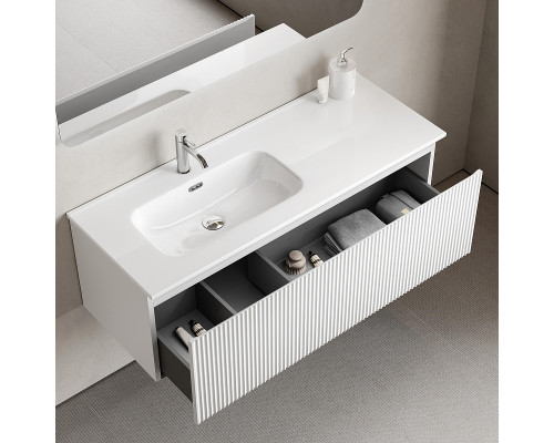 Тумба под раковину Sancos Snob R 1.0 120 L SNR1.0120LW подвесная цвет Bianco