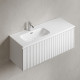 Тумба под раковину Sancos Snob R 1.0 120 L SNR1.0120LW подвесная цвет Bianco