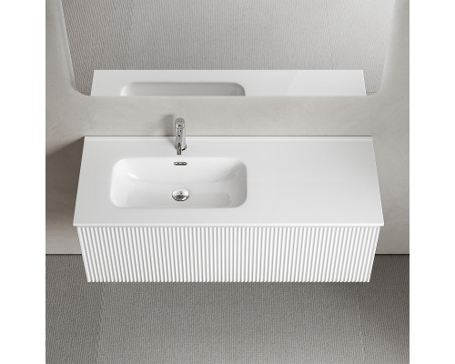 Тумба под раковину Sancos Snob R 1.0 120 L SNR1.0120LW подвесная цвет Bianco