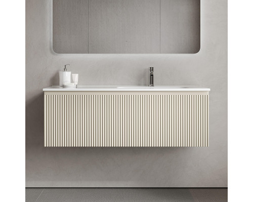 Тумба под раковину Sancos Snob R 1.0 120 R SNR1.0120RCE подвесная цвет Beige Soft