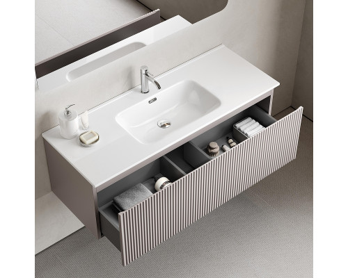 Тумба под раковину Sancos Snob R 1.0 120 SNR1.0120SM подвесная цвет Doha Soft