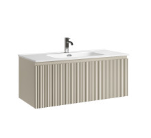 Тумба под раковину Sancos Snob R 1.0 100 SNR1.0100CE подвесная цвет Beige Soft