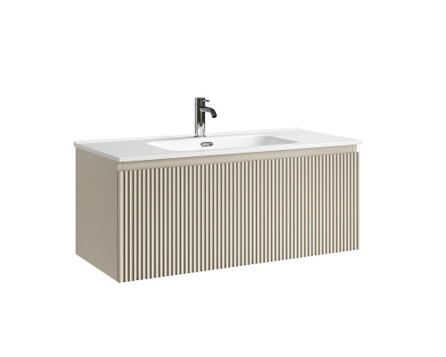 Тумба под раковину Sancos Snob R 1.0 100 SNR1.0100CE подвесная цвет Beige Soft