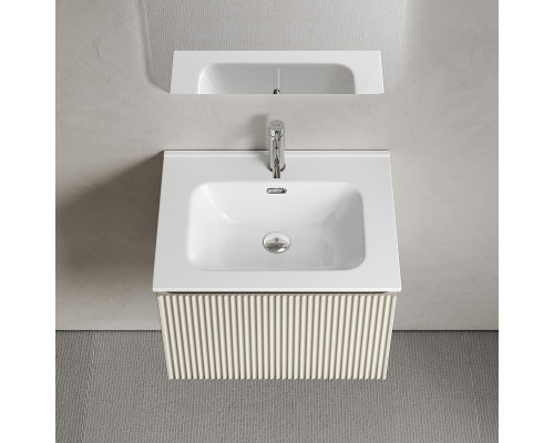 Тумба под раковину Sancos Snob R 1.0 60 SNR1.060CE подвесная цвет Beige Soft