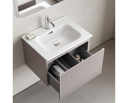Тумба под раковину Sancos Snob R 1.0 60 SNR1.060SM подвесная цвет Doha Soft