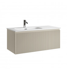 Тумба под раковину Sancos Snob R 1.0 100 L SNR1.0100LCE подвесная цвет Beige Soft